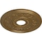 Ekena Millwork Genevieve Ceiling Medallion (Fits Canopies up to 3 1/2"), 16 1/8"OD x 3 1/2"ID x 7/8"P, Pale Gold CM16GNPAS - alternate 3